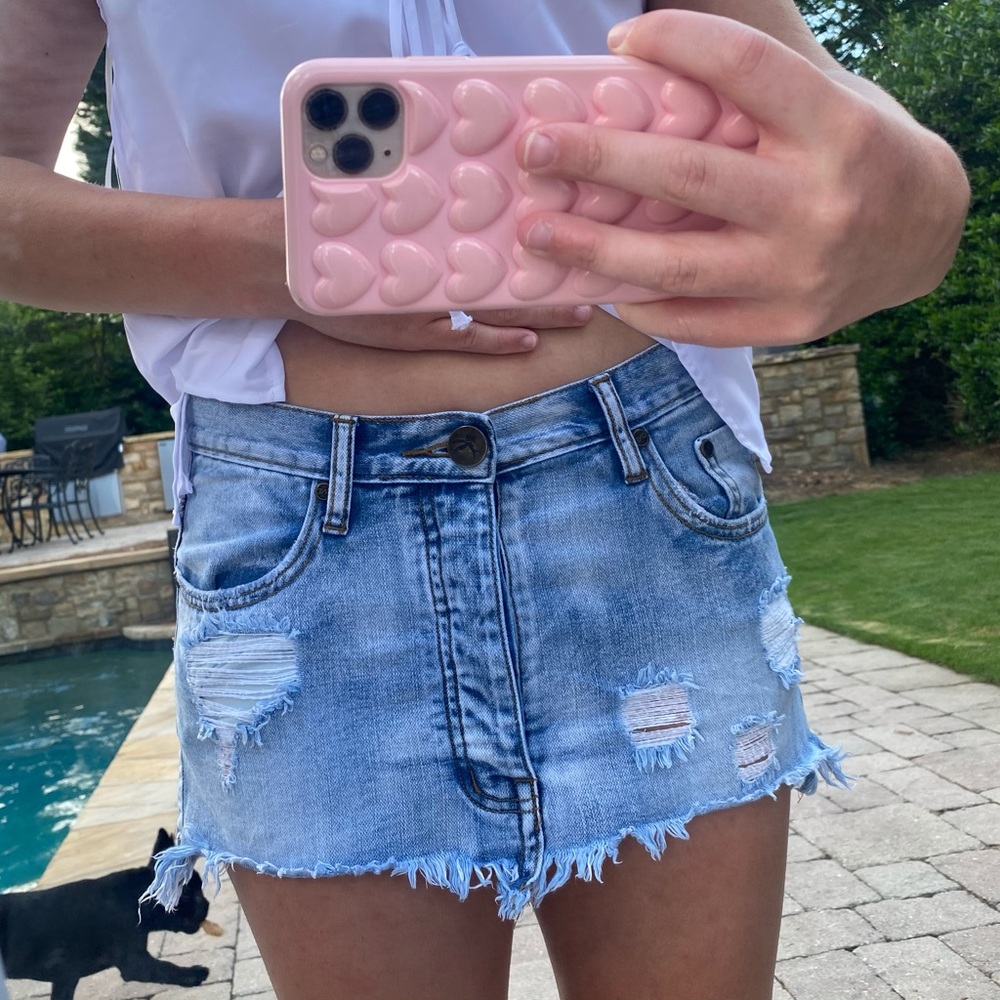 one teaspoon X revolve junkyards skirt